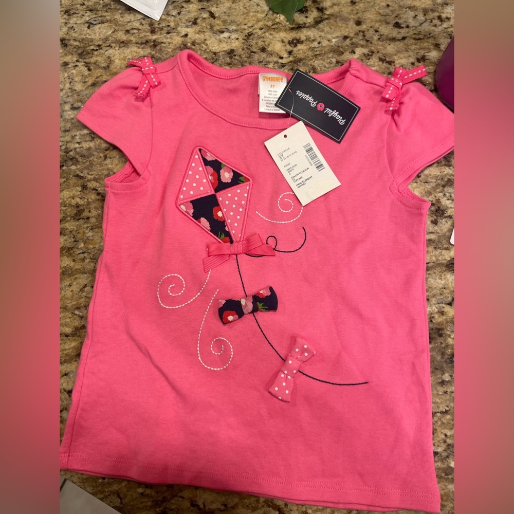 Gymboree NWT pink Playful Poppies line
